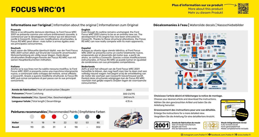 1/43 Starter Kit Ford Focus WRC'01