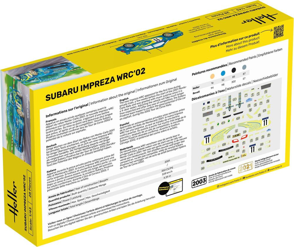 1/43 Starter Kit Subaru Impreza WRC'02