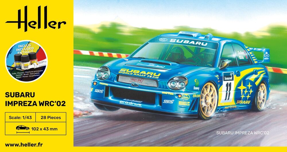 1/43 Starter Kit Subaru Impreza WRC 02