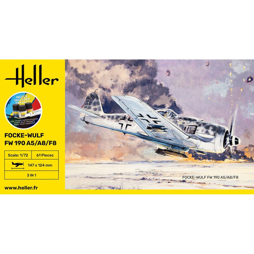 1/72 STARTER KIT Focke Wulf Fw 190 A5/A8/F8