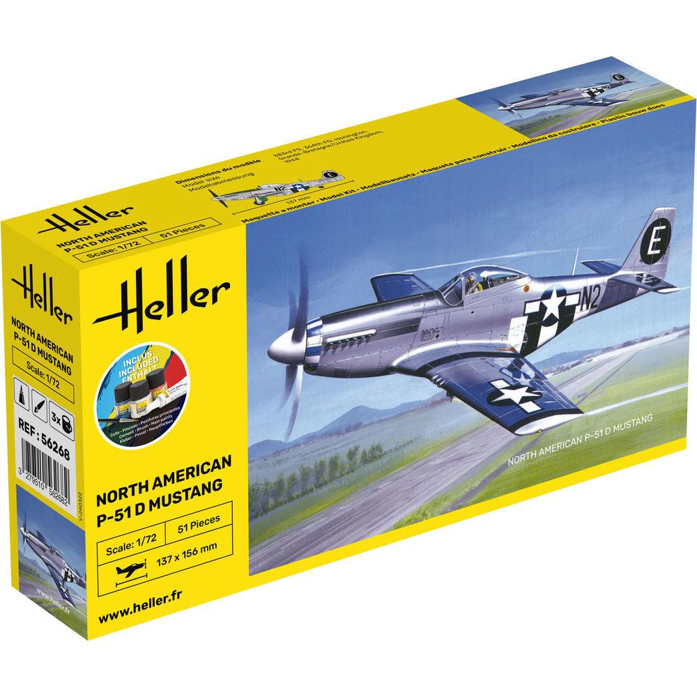 1/72 Starter Kit P-51 Mustang Includes: Cement Brush and Main Paints