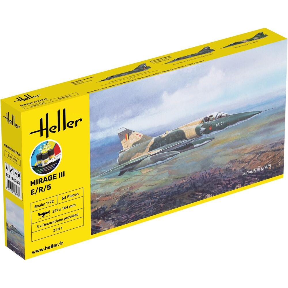 1/72 Starter Kit Mirage III E/R/5 Includes: Cement Brush and Main Paints