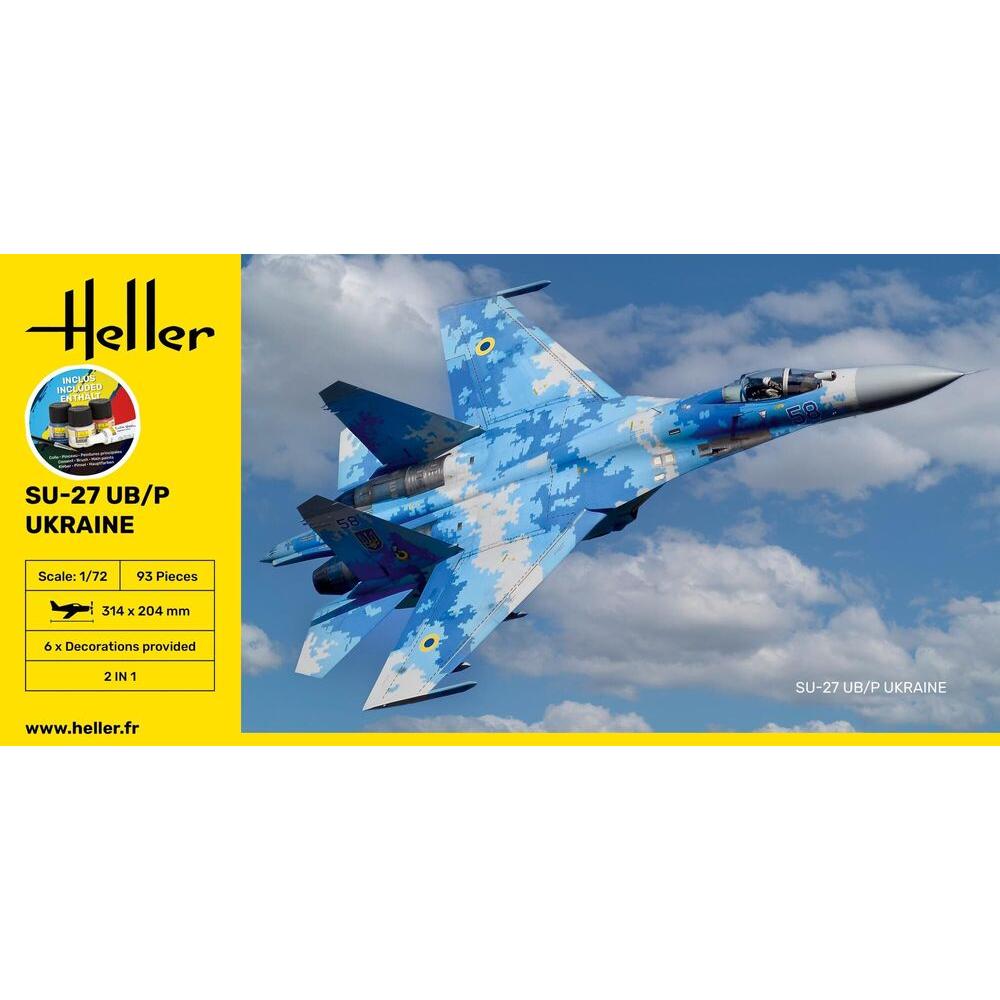 1/72 GIFT SET SU-27 UB/P Ukraine (Includes: Cement, Brush and Main Paints)