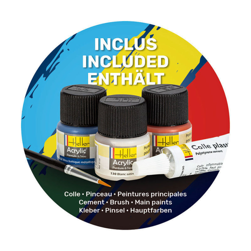 1/125 GIFT SET Concorde (Includes: Cement, Brush and Main Paints)