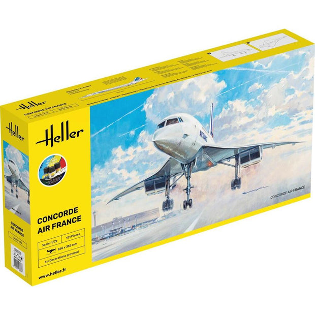 1/72 Starter Kit Concorde Air France Includes: Cement Brush and Main Paints