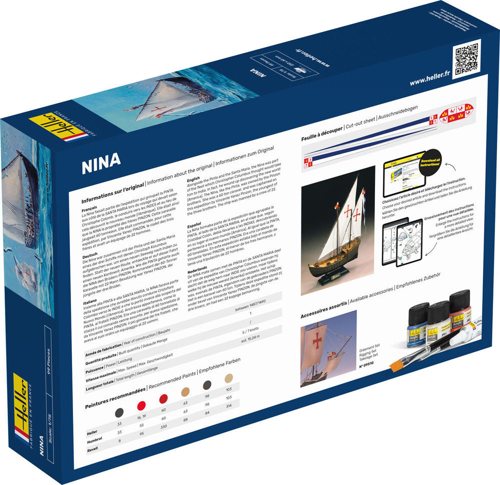 1/75 GIFT SET Nina (Includes: Cement, Brush and Main Paints)