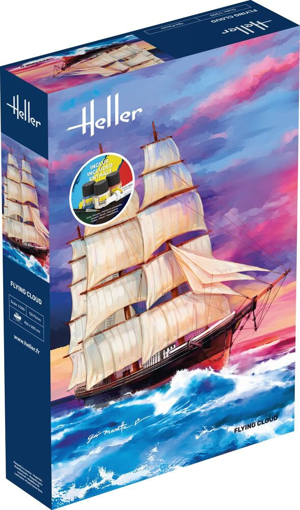 1/200 Starter Kit Flying Cloud Includes: Cement Brush and Main Paints