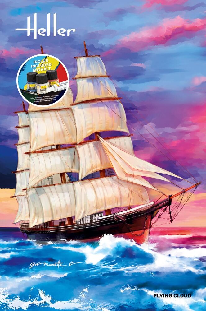 1/200 GIFT SET Flying Cloud (Includes: Cement, Brush and Main Paints)