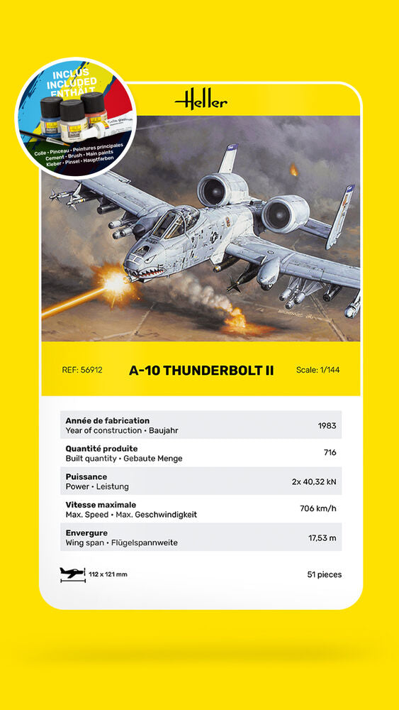 1/144 Starter Kit A-10 Thunderbolt II