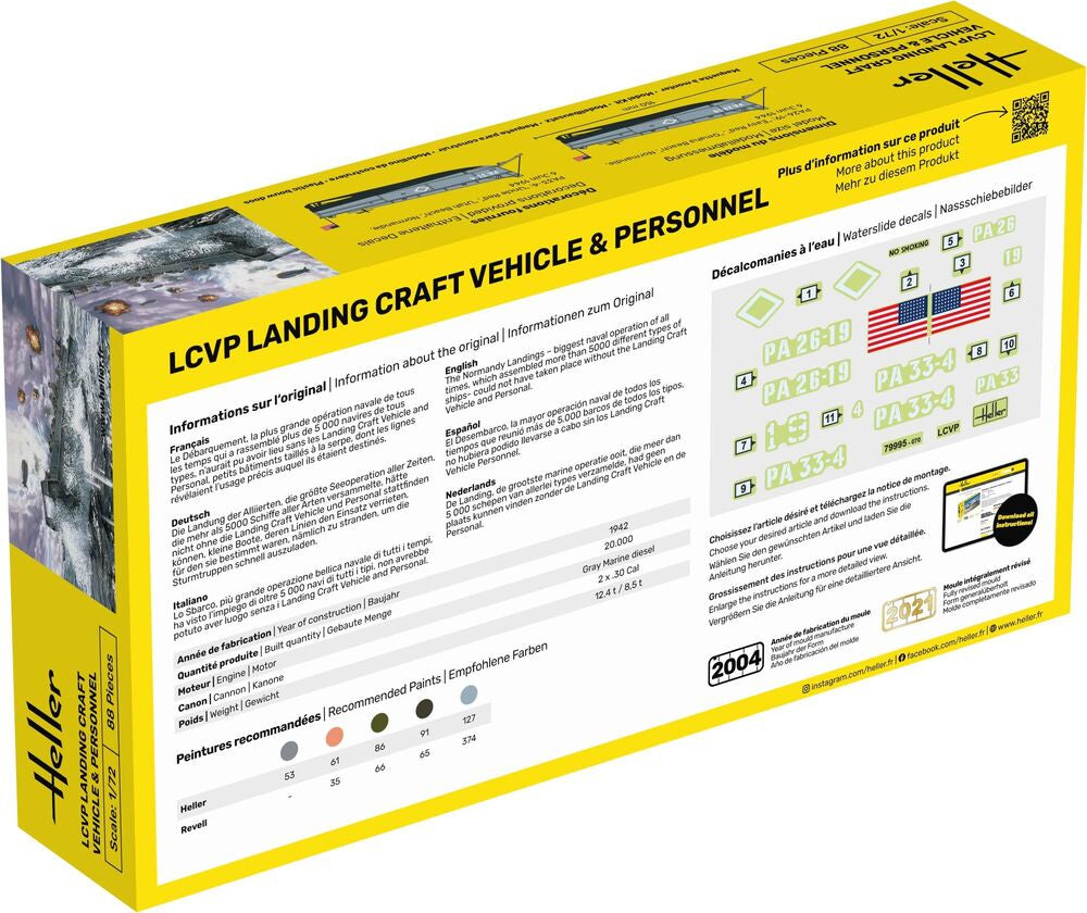 1/72 Starter Kit LCVP Landing Craft Vehicle & Personnel