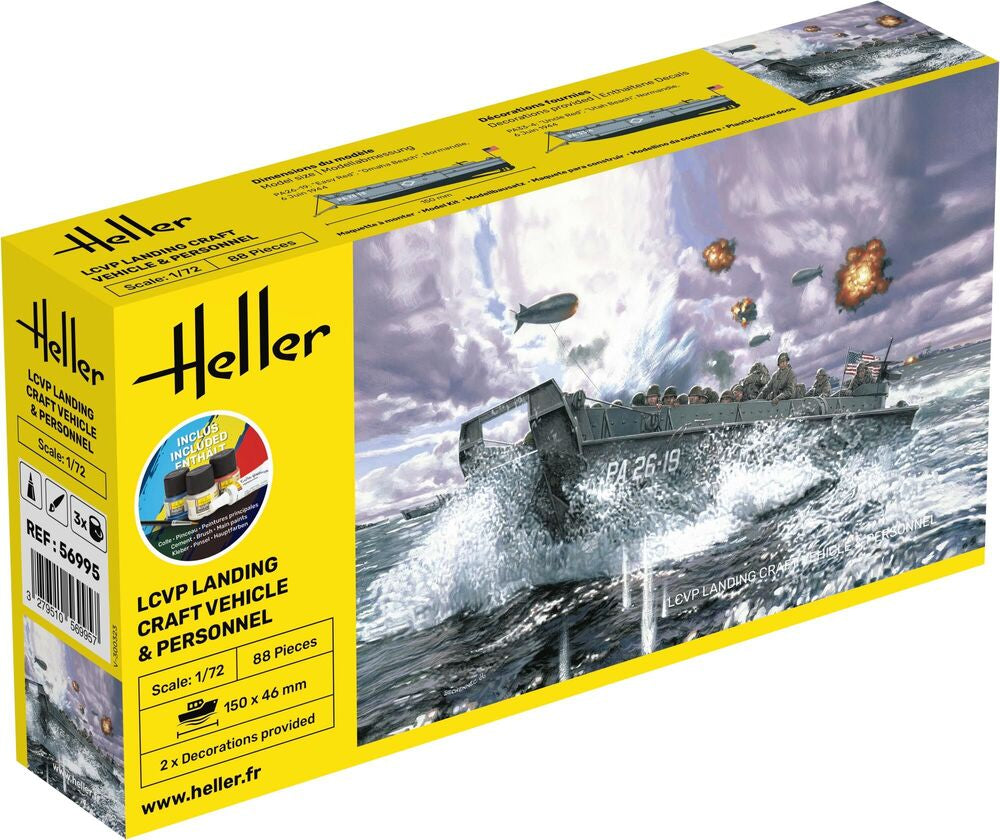 1/72 Starter Kit LCVP Landing Craft Vehicle & Personnel