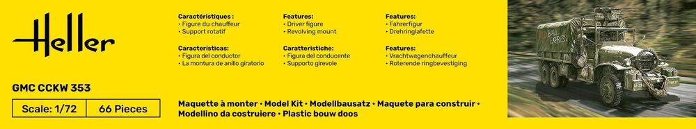 1/72 Starter Kit GMC CCKW 353 Truck