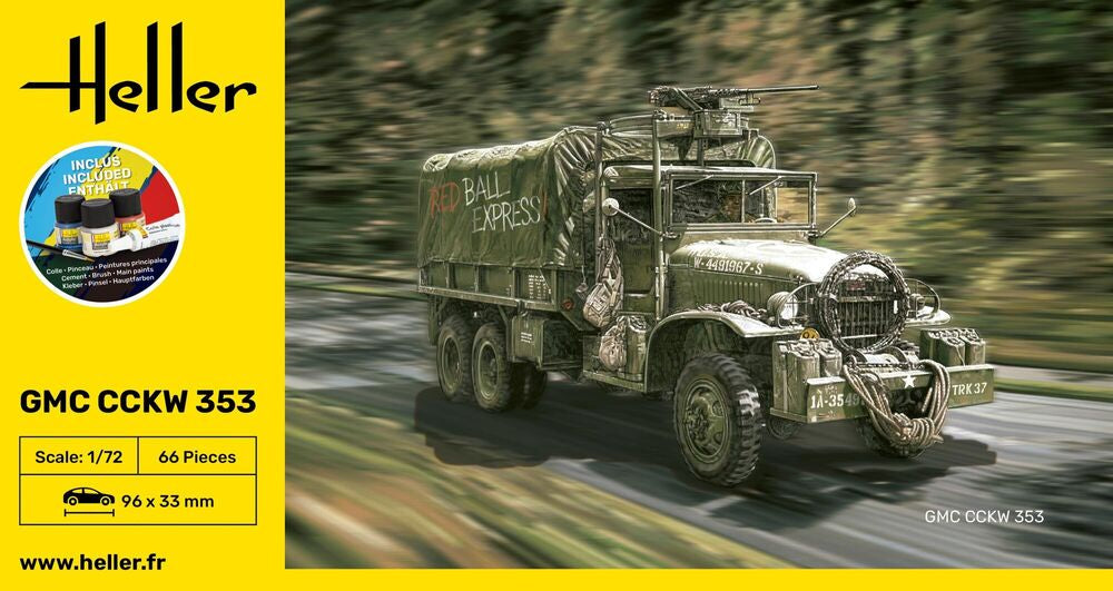 1/72 Starter Kit GMC CCKW 353 Truck