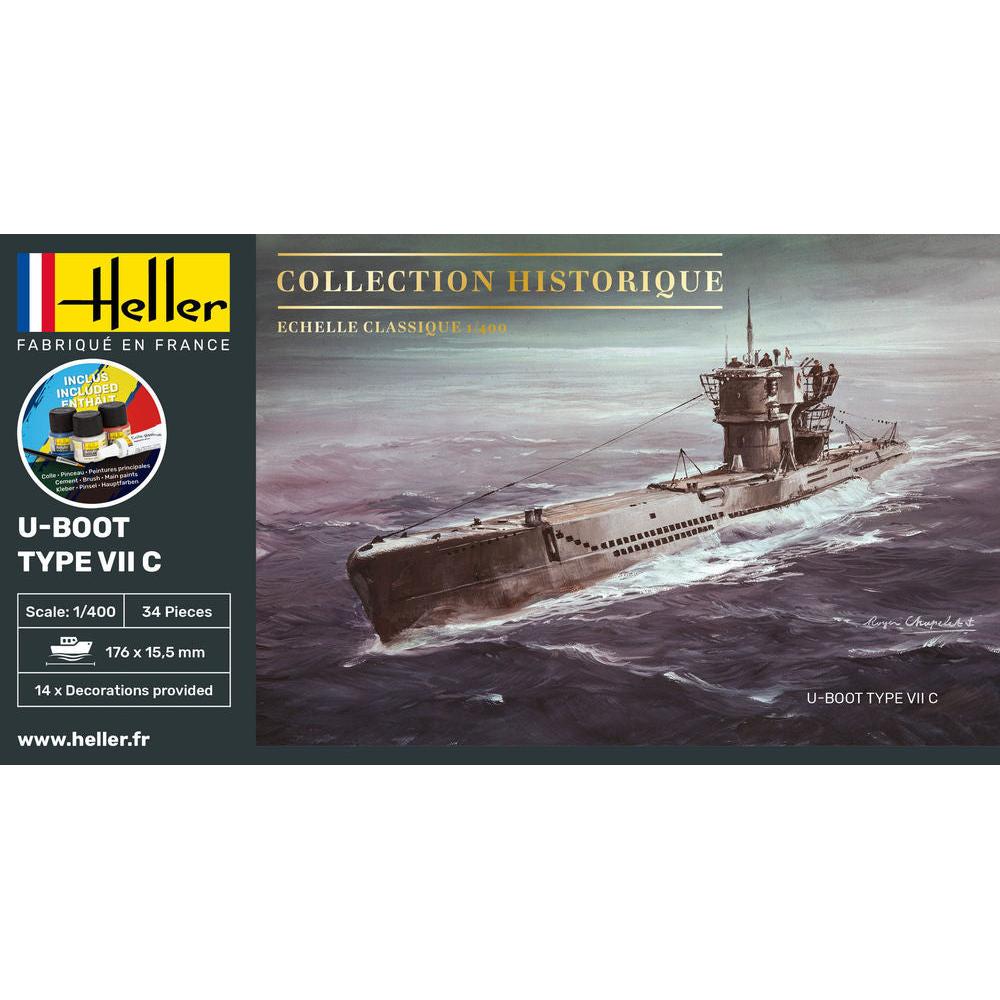 1/400 Starter Kit U-Boat Type VII C Includes: Cement Brush and Main Paints