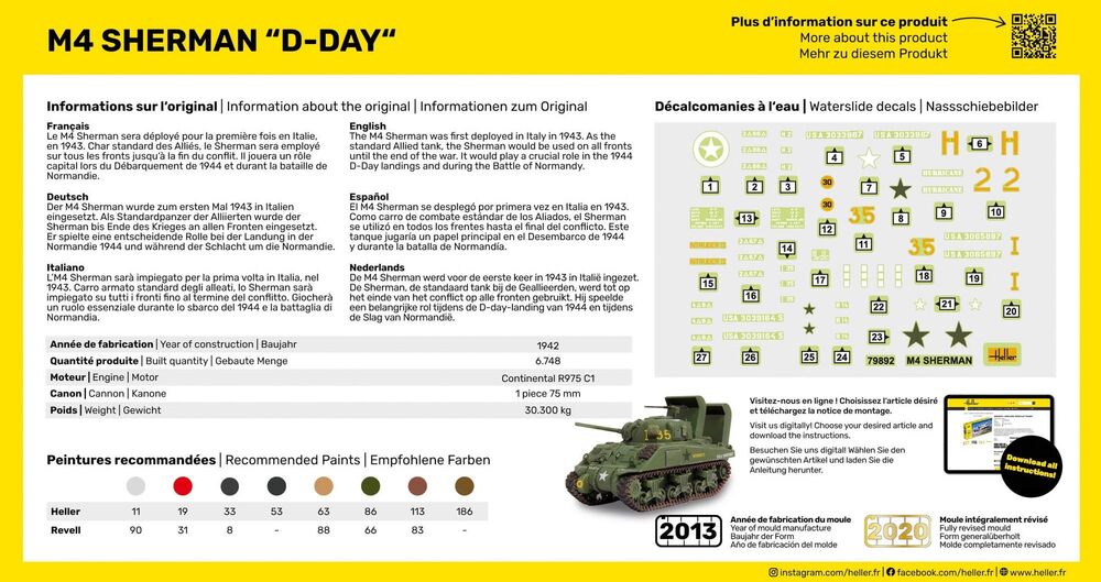 1/72 M4 Sherman D-Day