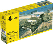 1/72 US 1/4 Ton Willys Truck & Trailer