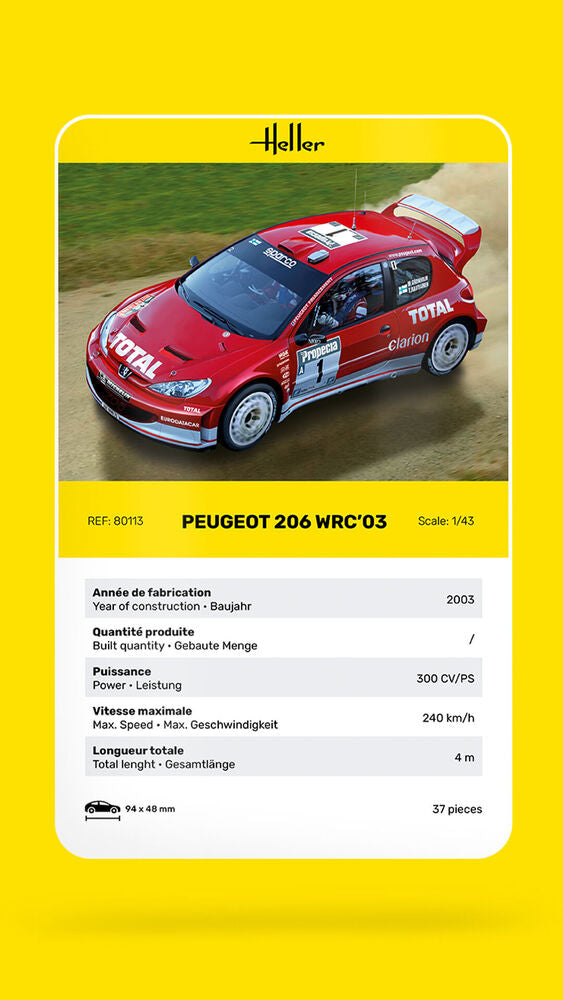 1/43 Peugeot 206 WRC'03