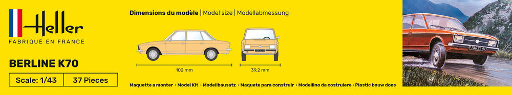 1/43 VW Berline K70