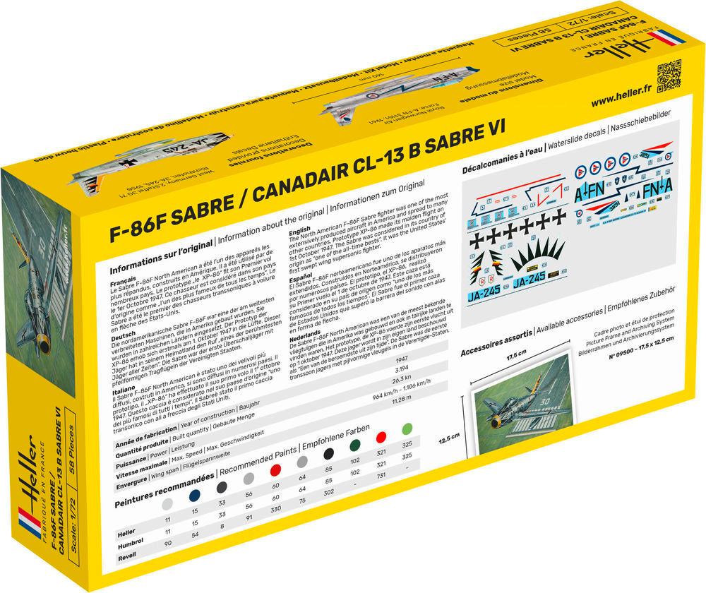1/72 F-86F Sabre / Canadair CL-13 B Sabre VI