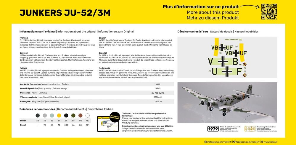 1/72 Junkers Ju-52/3m