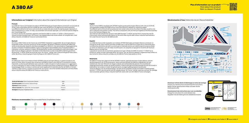 1/125 Airbus A380 Air France