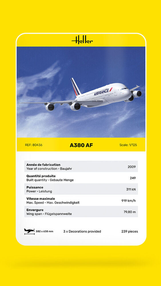 1/125 Airbus A380 Air France