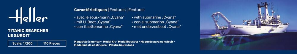 1/200 Titanic Searcher "Le Suroit"