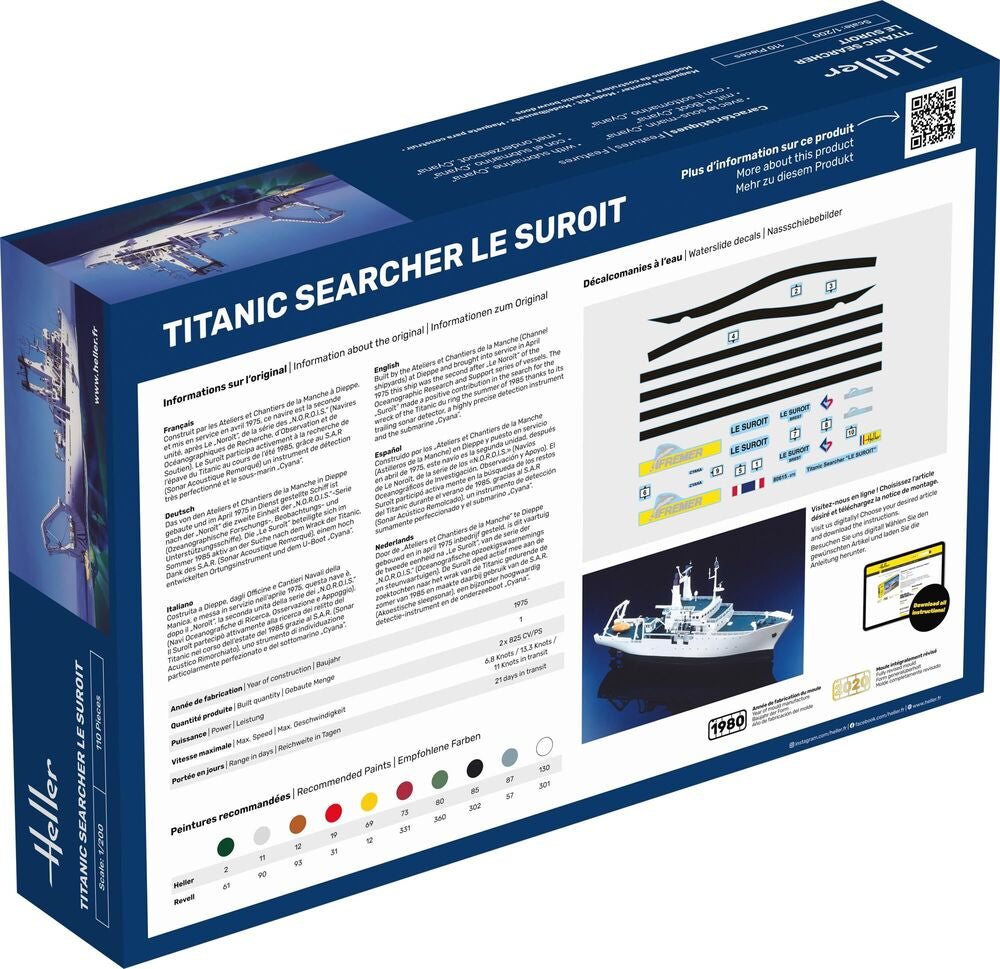 1/200 Titanic Searcher "Le Suroit"