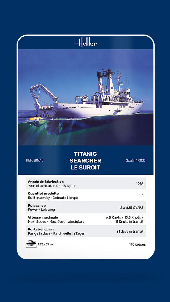 1/200 Titanic Searcher "Le Suroit"