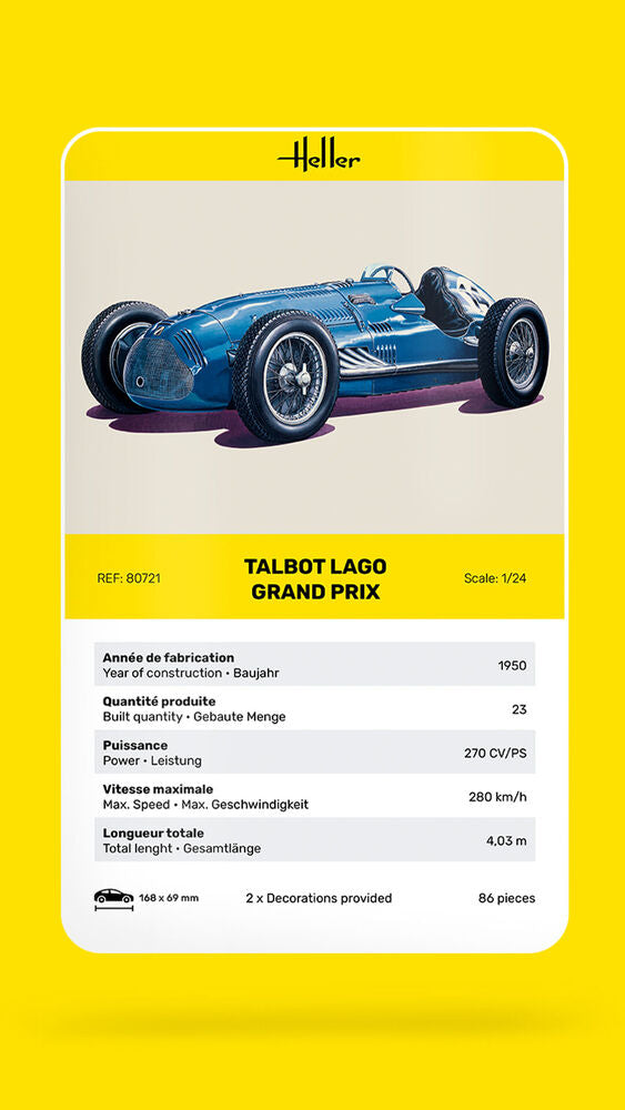 1/24 Talbot Lago Grand Prix