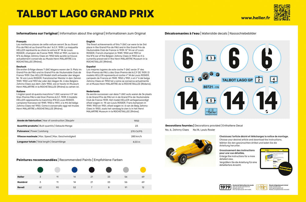 1/24 Talbot Lago Grand Prix