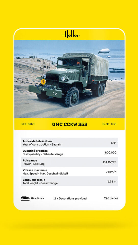 1/35 GMC CCKW 353 US-Truck