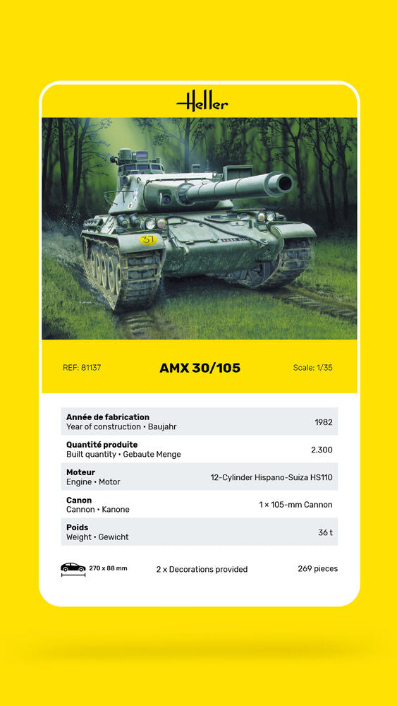 1/35 AMX30/105 Tank