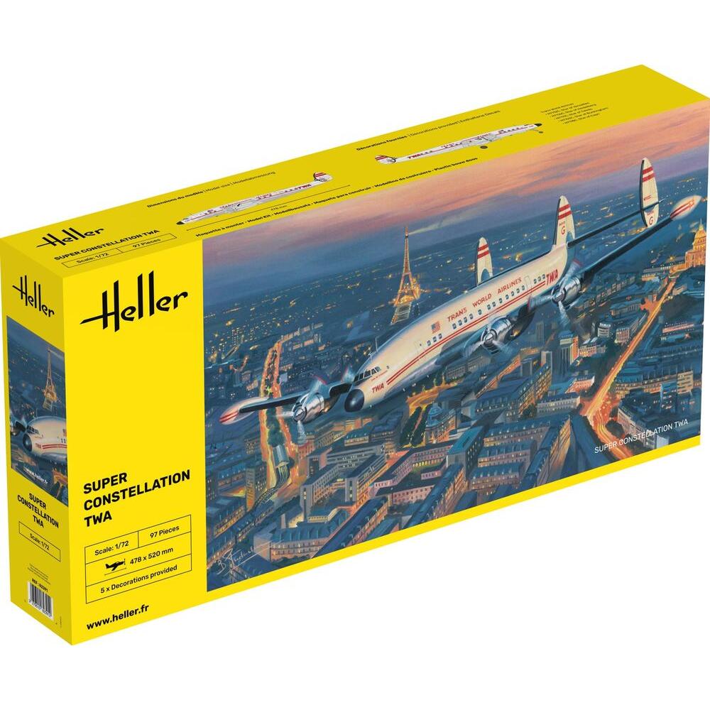 1/72 Lockheed Super Constellation TWA