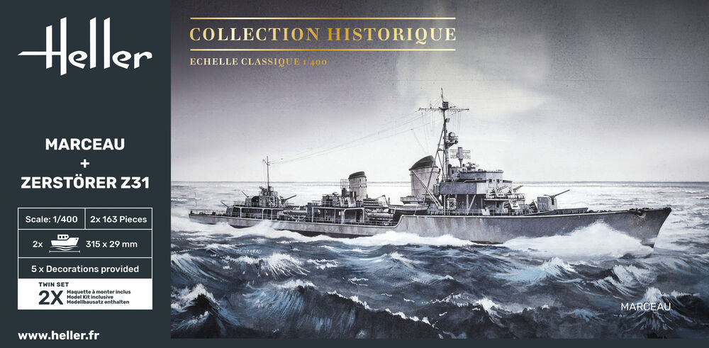 1/400 Marceau + Zerstorer Z31 TWINSET