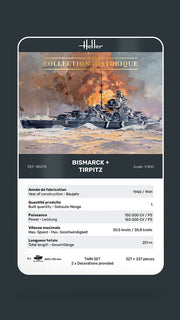 1/400 Bismarck + Tirpitz TWINSET
