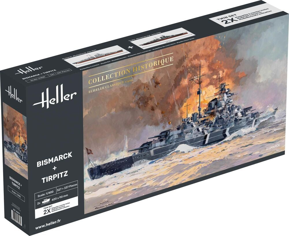 1/400 Bismarck + Tirpitz TWINSET