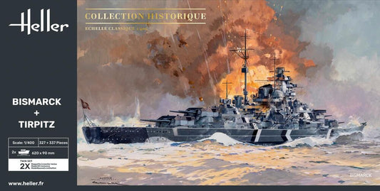 1/400 Bismarck + Tirpitz TWINSET