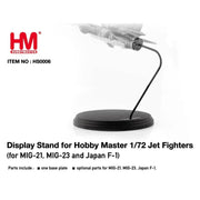 Display Stand for 1/72 Jet Fighters for MIG21MIG23 and Japan F1