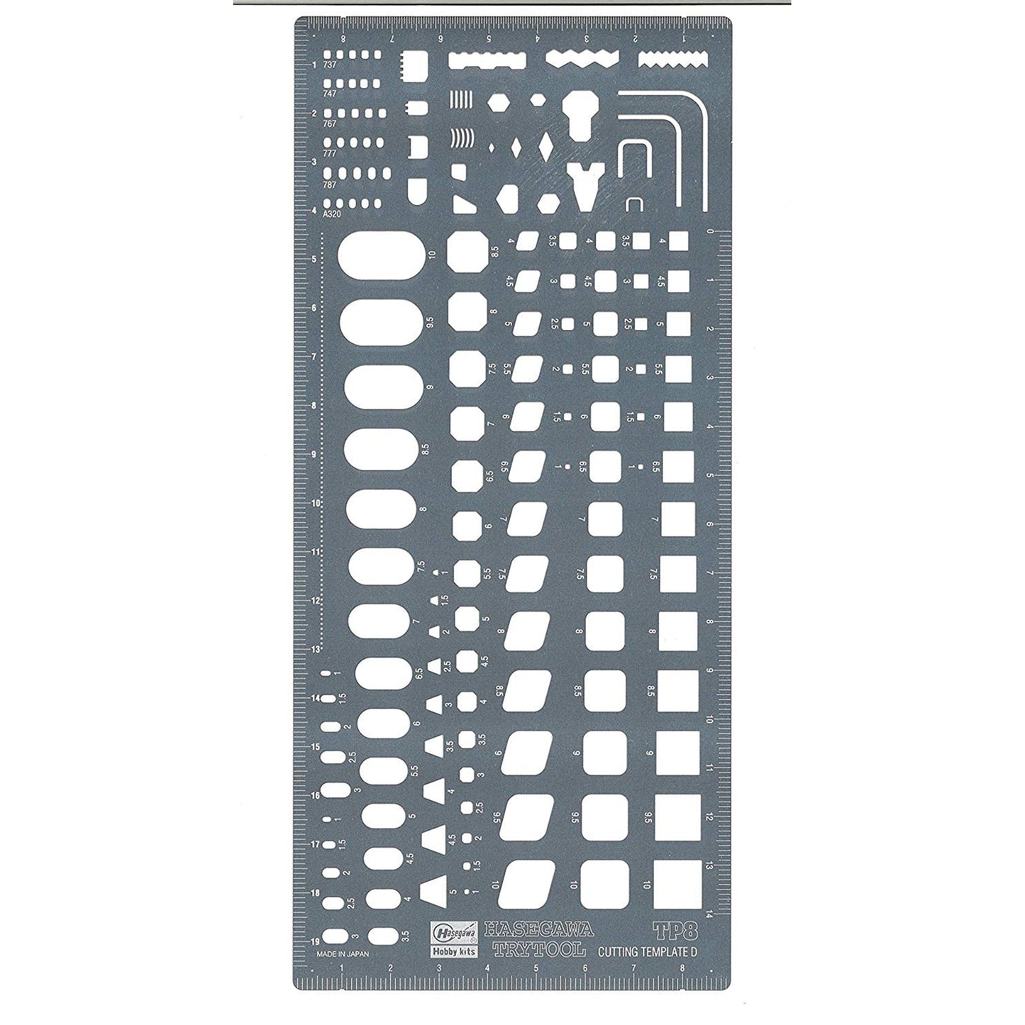 CUTTING TEMPLATE D ( SQUARE TYPE )