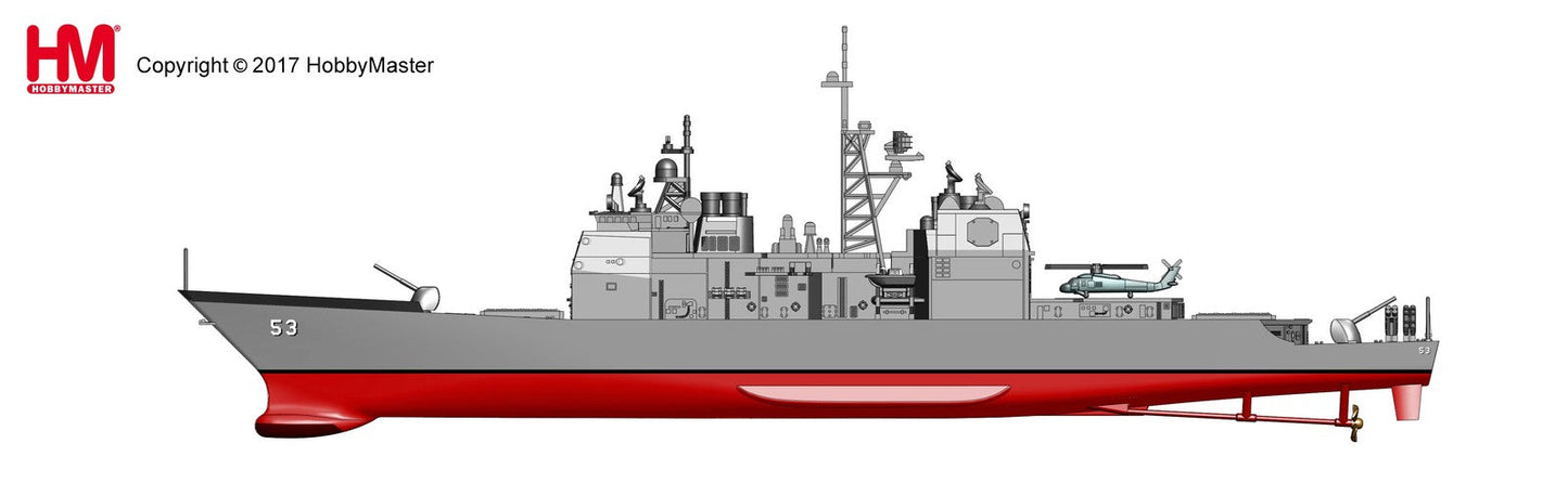 1/700 USS Mobile Bay CG-53  Ticonderoga Class Guided Missile Cruiser