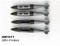 1/72 GBU-31 JDAM Bomb x 4pcs