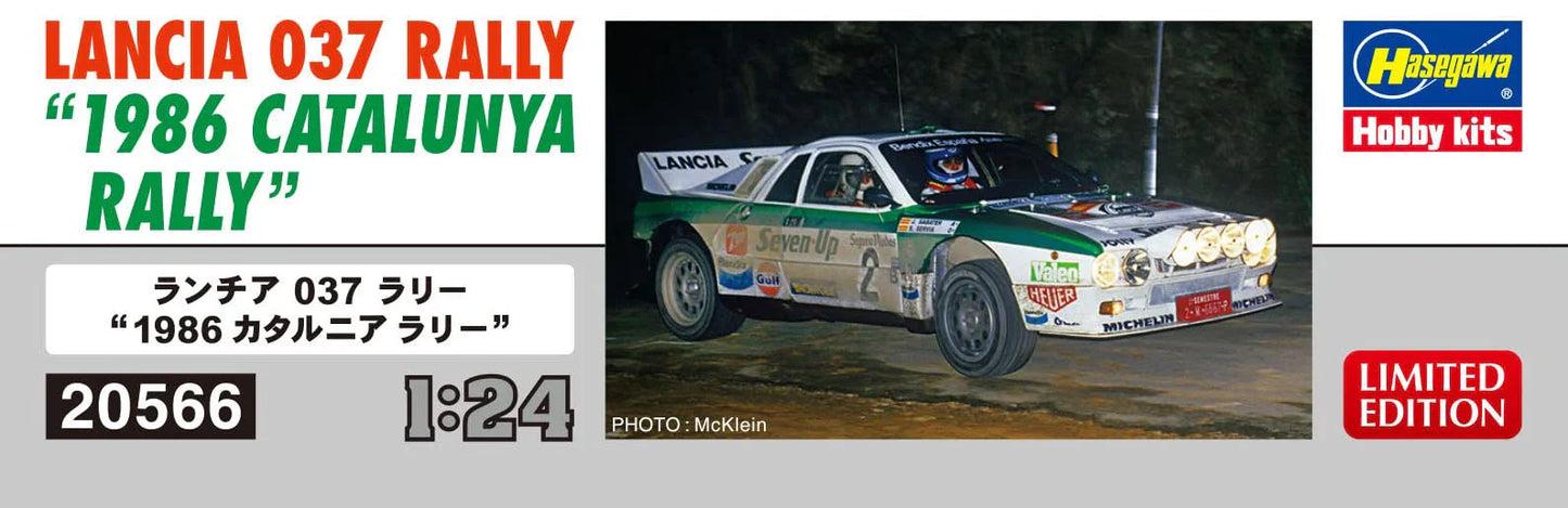 20566 1/24  LANCIA 037 RALLY  - 1986 CATALUNYA RALLY -