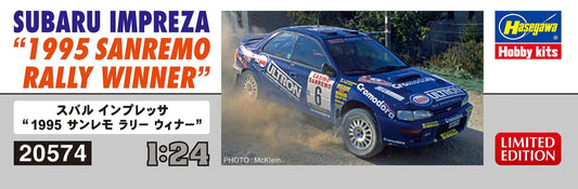 H20574 1/24  SUBARU IMPREZA  - 1995 SANREMO RALLY WINNER -