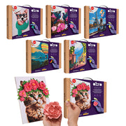 3D Modeling+Painting Kit 30x40cm - Greetings from Paris