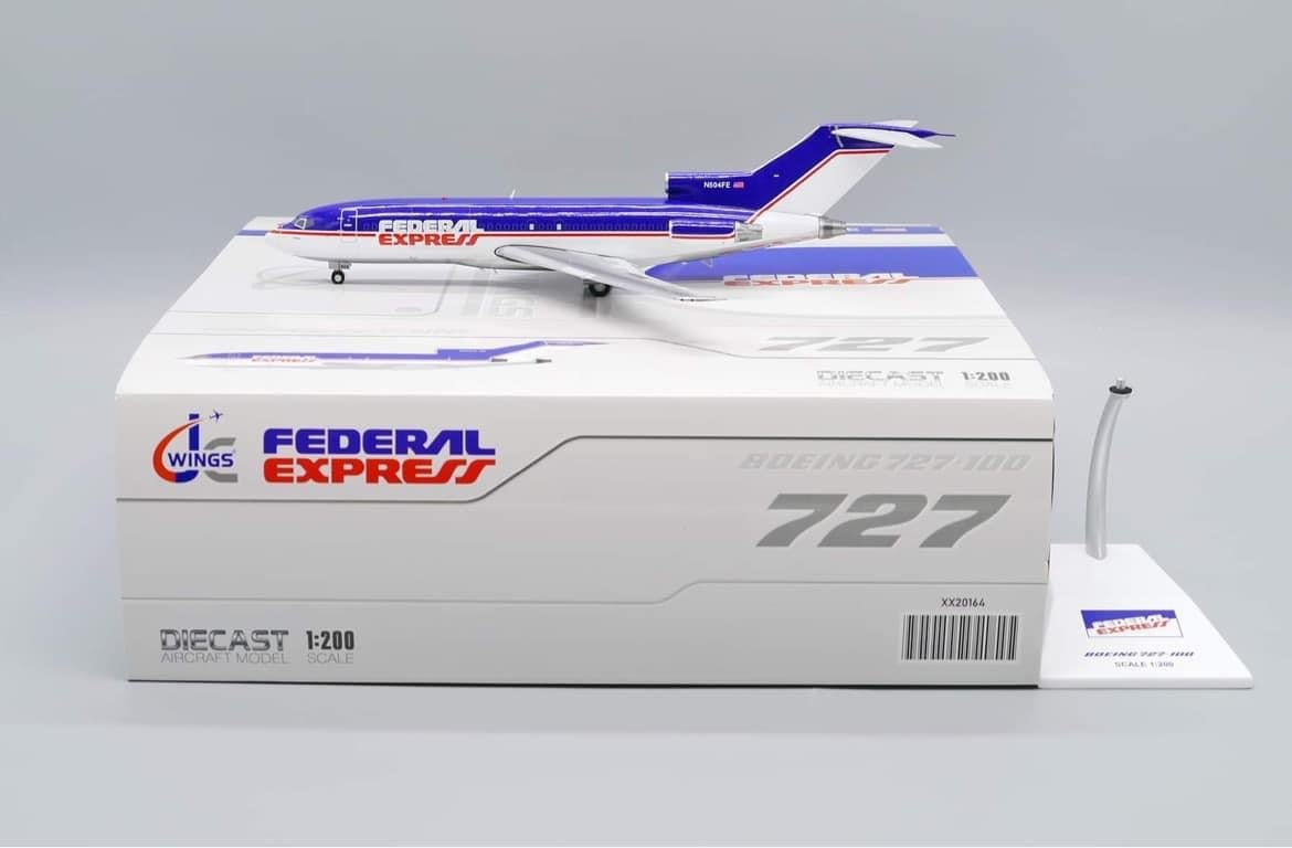 1/200 Fedex B727-100F N504FE