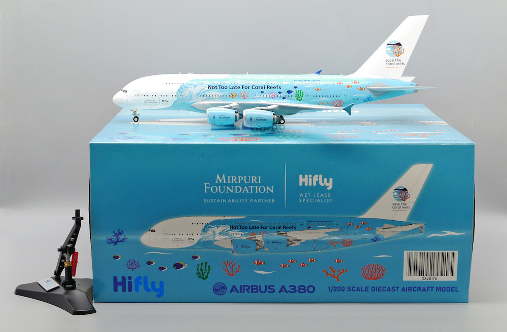 1/200 Hifly A380 Save the coral reefs (9H-MIP)