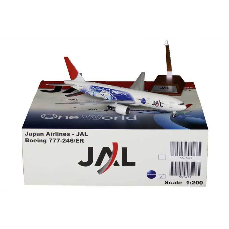 1/200 JAL B777-200  - ONE WORLD -  w/Stand