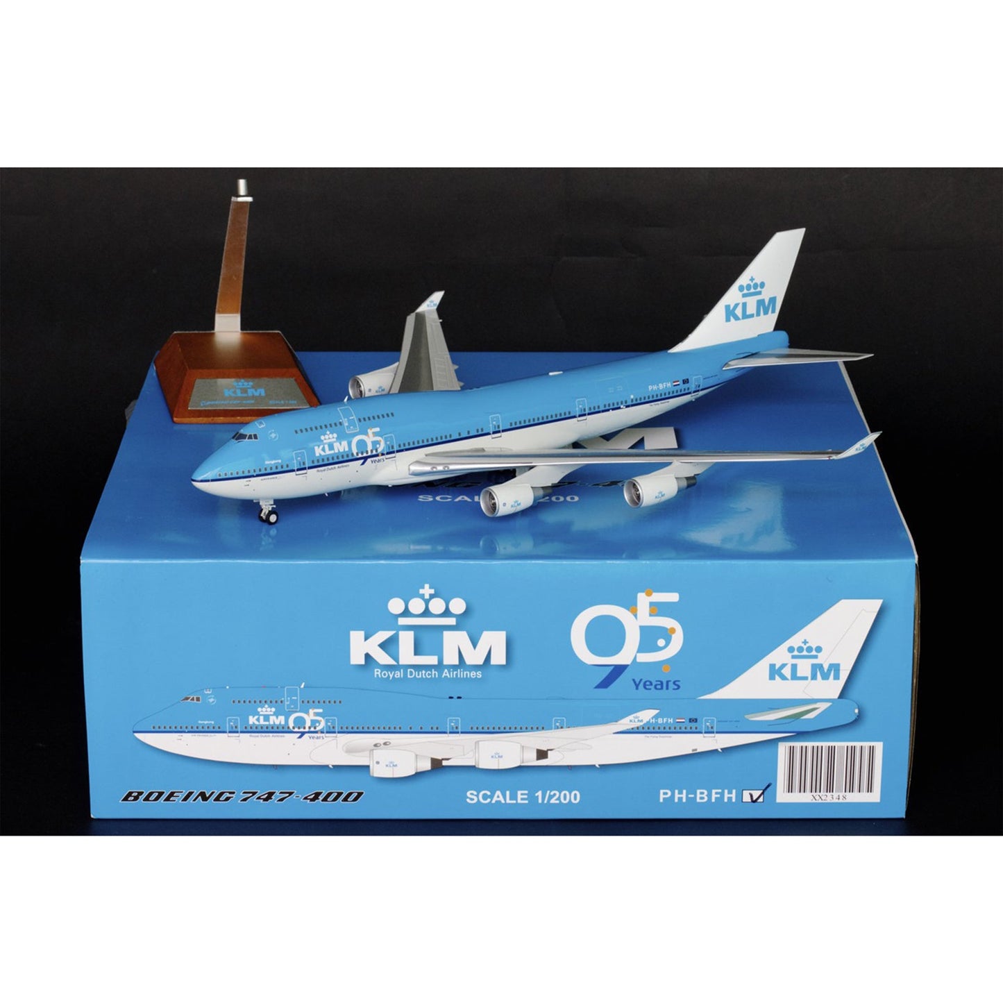 1/200 B747-400 KLM 95th Anniversary