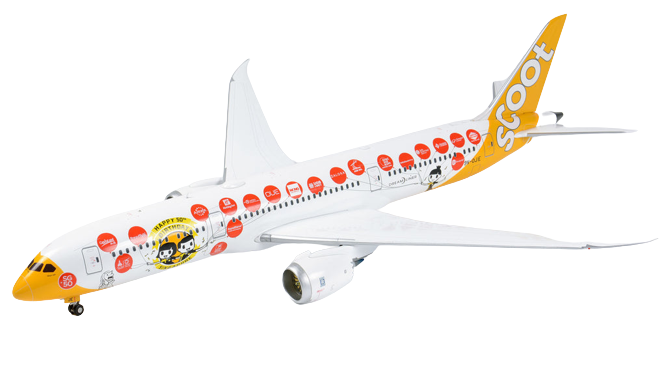 1/200 SCOOT B787-9  - SG 50TH ANNIVERSARY -  9V-OJE